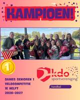 Dames 1 herfstkampioen